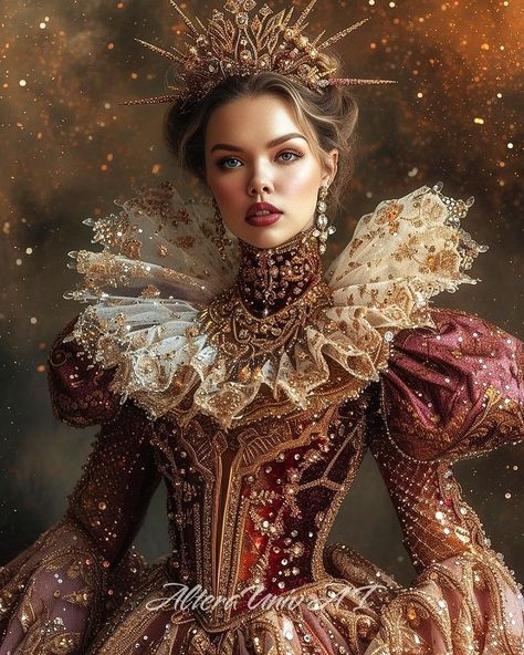 Royal Costume, Victorian Portraits, 19th Century Clothing, Royal Crowns, Century Clothing, Dress Hairstyles, Fantasy Dress, Time Period, Baroque Fashion