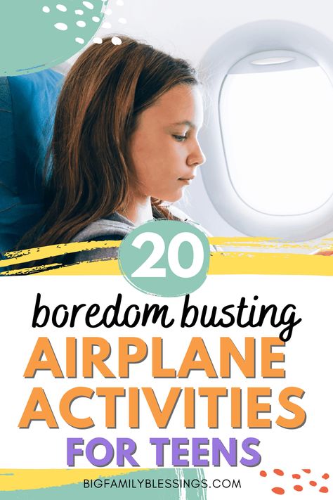 Fun Things To Do On An Airplane, Airplane Entertainment For Kids, Things To Do On A Plane With Friends, Airplane Ideas For Kids Air Travel, Airplane Tips For Teens, Travel Entertainment For Kids, Airplane Activities For Adults, Plane Entertainment For Kids, Activities For Kids On A Plane