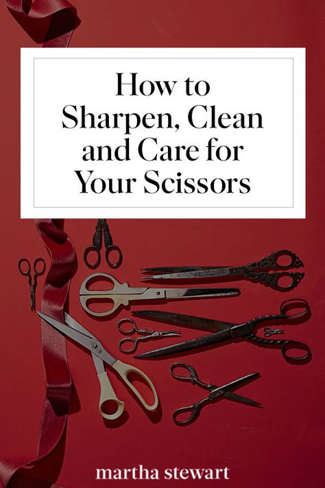 How To Sharpen Sewing Scissors, How To Sharpen Scissors Diy, Sharpen Scissors Diy, How To Sharpen Your Seam Ripper, Sharpening Scissors, Sewing Machine Repair, Sharp Scissors, Sewing Tricks, How To Sharpen Scissors