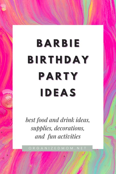 Barbie Birthday Game Ideas, Barbie Games For Kids, Barbie Birthday Party Games For Kids, Barbie Birthday Party Activities For Kids, Barbie Birthday Activities For Kids, Barbie Activities For Kids, Barbie Birthday Games, Barbie Games Birthday, Barbie Birthday Party Activities