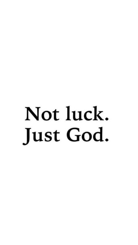 Not Luck Just God Bible Quote Tattoos, Bible Quotes Background, Gods Love Quotes, Christian Quotes God, Christian Bible Quotes, Jesus Is Life, Inspirational Bible Quotes, Bible Quotes Prayer, Christian Quotes Inspirational