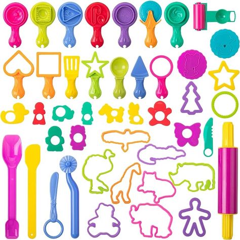 Amazon.com: Mr. Pen- Play Dough Tools Kit, 45 Pcs, Playdough Toys, Playdough Sets for Kids, Playdough Accessories, Molds for Play Dough, Playdough Toys for Kids, Playdough Tool Set : Toys & Games Sensory Play Dough Kits, Playdough Tools, Sensory Play Dough, Sensory Dough, Playdough Kits, Play Dough, Toys For Kids, Play Doh, Artistic Expression