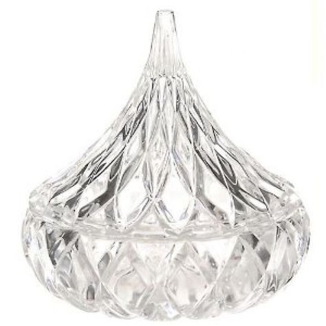 Amazon.com: Godinger Crystal Famous Hersheys Kiss Crystal Candy Dish: Candy Bowl With Lid: Kitchen & Dining Clear Dishes, Chocolate Jar, Crystal Candy Dish, Hershey Kisses Chocolate, Jar Jewelry, Affordable Christmas Gifts, Kisses Candy, Crystal Dishes, Crystal Candy