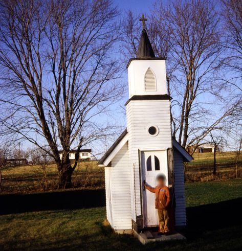 tiny church, location unknown, interesting architecture Old Family Pictures, Location Unknown, Old Family Photos, My Brother, Family Pictures, Bird House, Family Travel, Family Photos, Architecture