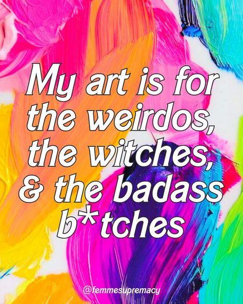 I AM MY OWN MUSE ✨ BE YOUR OWN MUSE 💘 🩷 Nobody else can create the art I do 🧡 I inspire myself every day 💛 My inner world holds abundant & expansive inspiration 💚 There is endless inspiration within me 🩵 My creative practice is expansive, generative, & visionary 💙 I trust my creative intuition 💜 My art isn’t for everyone 🩷 My art is for the weirdos, the witches, & the badass b*tches 🧡 I create the art l need to see in the world 💛 I tell people about my art Your art is like a magnet; powerfu... I Am My Own Muse, My Own Muse, Be Your Own Muse, Creative Practice, The Witches, Inner World, I Trust, Inspire Me, Muse