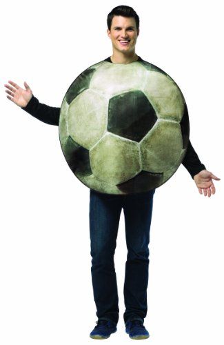 Rasta Imposta Get Real Soccer Ball, White/Black, One Size Best Halloween Costumes & Dresses USA Soccer Ball Costume, Costumes Starting With B, Soccer Player Halloween Costume, Baby Halloween Costumes Family, Sports Costumes, Football Costume, Halloween Costumes Family, Fan Outfits, Messi Gif