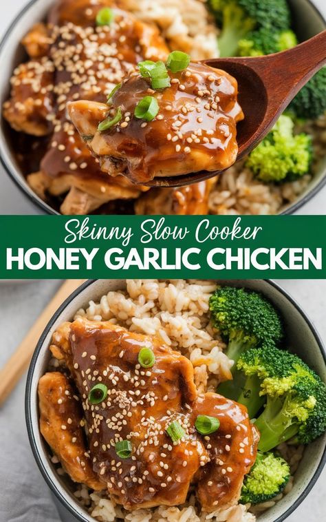 45+ Easy And Tasty Healthy Crockpot Recipes For Weeknights Crockpot Recipes Healthy, Slow Cooker Ideas, Nutritious Diet, Tasty Healthy, Honey Garlic Chicken, Healthy Crockpot, Healthy Crockpot Recipes, Honey Garlic, Crockpot Recipes Easy