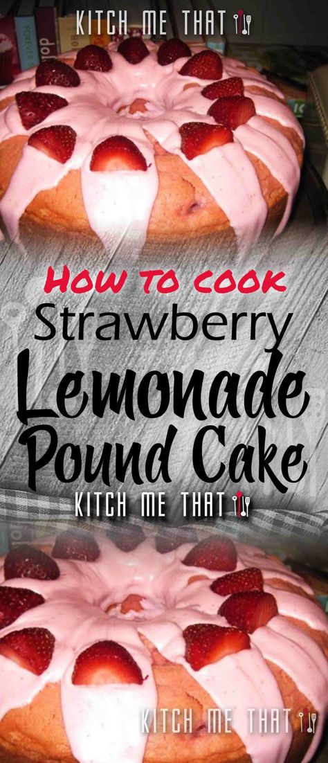 Strawberry Lemonade Pound Cake (Cakes Recipe Made Easy) Strawberry Lemon Pound Cake Recipes, Easy Strawberry Pound Cake, Strawberry Buttermilk Pound Cake, Strawberry Lemon Crunch Cake, Easy Pound Cake Recipes Boxes, Strawberry Lemonade Pound Cake Recipe, Sprite Pound Cake Recipe, Strawberry Pound Cake Recipes, Lemon Crunch Cake Recipe