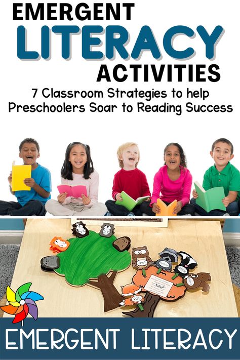 Literacy Lessons For Preschool, Emergent Literacy Activities Preschool, Emergent Literacy Chart, Literacy In Preschool, Literacy Ideas For Preschool, Literacy Lesson Plans Preschool, Preschool Alliteration Activities, Emergent Reading Activities, Ela Activities Preschool