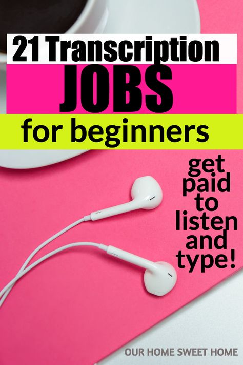 Transcription Jobs From Home, Transcription Jobs For Beginners, Jobs In Canada, Transcription Jobs, Typing Jobs, Flexible Jobs, Money Saving Mom, Work Tips, Money Machine