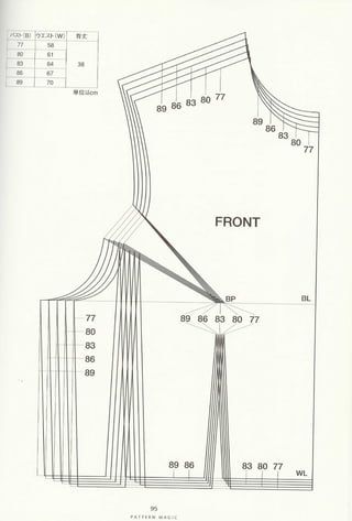 Pattern Drafting Bodice, Pattern Making Books, Magic Pattern, Sewing Form, Pattern Magic, Sewing Measurements, Pattern Grading, Bodice Pattern, Fashion Sewing Tutorials