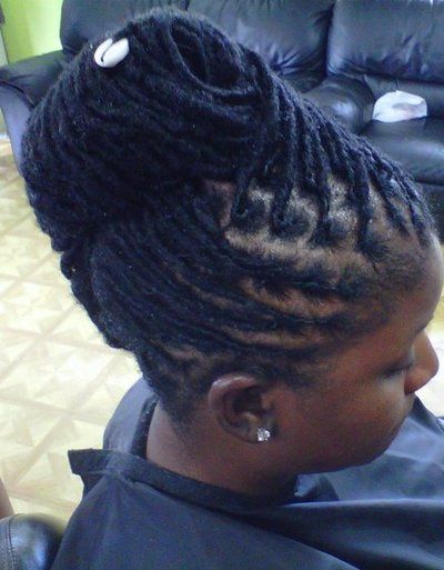 Bountiful French rolled locs Dreadlocks Updo, Black Inventors, Loc Updo, Dread Head, French Roll, Short Locs, Beautiful Locs, Beautiful Dreadlocks, Short Locs Hairstyles