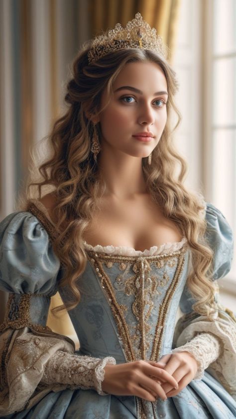 Royal Clothes Aesthetic, Medieval Princess Aesthetic, Cute Love Sketches, Princess Aesthetic Outfits, Queen Eleanor, Reign Dresses, 18th Century Costume, Stylish Wedding Dresses, Fairy Dresses