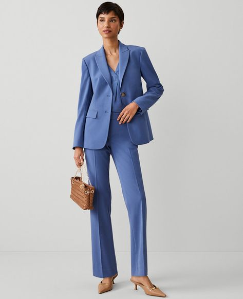 3044_10_37006389 Ivory Suit Women Outfit, Blue Satin Suit Women, Women’s Pants Suit, Women’s Pantsuit, Classic Suit For Women, Blue Suit Women Outfit, Women’s Suits, Interview Clothes, Women Pants Suits