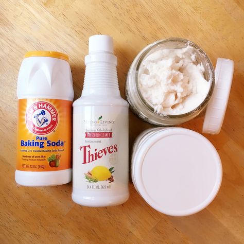 Thieves Household Cleaner Recipe, Thieves Cleaner Recipe, Diy Safe, Scrub Recipe Diy, Thieves Oil, Thieves Household Cleaner, Thieves Essential Oil, Cleaning Paste, Young Living Essential Oils Recipes