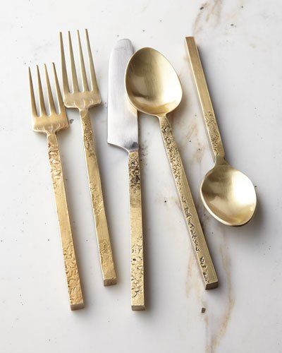 Unique Flatware, Wedding Cutlery, Beautiful Flatware, Vase Deco, New Traditional, Utensil Set, Kitchen Sets, Flatware Set, Cutlery Set