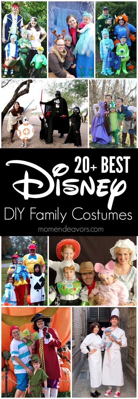 20+ BEST DIY Disney Family Themed Halloween Costumes! Family Costumes For Halloween, Diy Family Costumes, Disney Family Costumes, Family Themed Halloween Costumes, Disney Costumes Diy, Themed Halloween Costumes, Costumes Diy, Hallowen Costume, Disney Halloween Costumes