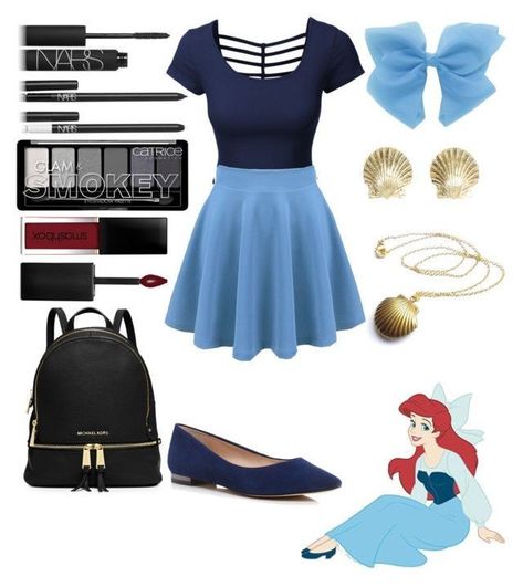 Ariel Inspired Outfits, Emo Outfits For Girls, Disney Princess Halloween Costumes, Disney Princess Inspired Outfits, Little Mermaid Outfit, Disney Bound Outfits Casual, Disney Trip Outfits, Princess Inspired Outfits, Disney Outfits Women