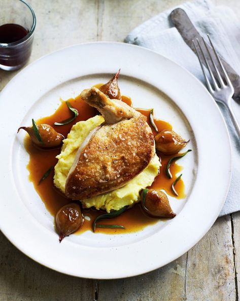 Chicken Jus Recipe, Michel Roux Jr Recipes, Chicken Jus, Recipes Sauces, French Foods, Chicken Supreme, Gourmet Chicken, Creamy Chicken Recipes, Delicious Magazine