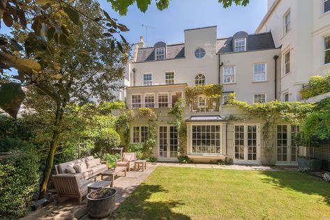 One of London's widest homes is for sale in a seriously exclusive area Kensington House, West Facing Garden, Garden Floor, London Property, Kensington London, Commercial Property For Sale, Greater London, Terraced House, Terrace Garden