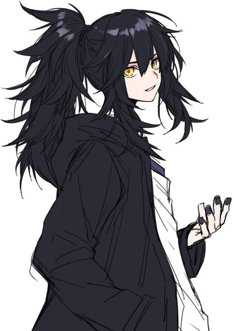 Artist ~ わか | Concept art characters, Fantasy character design, Anime character design An Anime, Anime Character, Black Hair, Books Wattpad, Wattpad, Yellow, Books, Hair, Anime