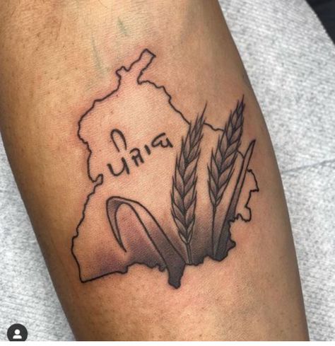 Punjab Tattoo Designs, Punjab Drawing, Pakistan Tattoo, Punjabi Tattoo Men, Punjabi Tattoo Ideas, Punjab Map Tattoo, Punjabi Tattoo Ideas Women, Punjab Tattoo Ideas, Sikh Tattoo Ideas