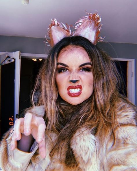 The Big Bad Wolf Wolf Costume Women Makeup, Big Bad Wolf Costume Women, Wolf Costume Women, Bad Wolf Costume, Big Bad Wolf Costume, Easy Diy Halloween Costumes, Best Diy Halloween Costumes, Easy Halloween Costumes For Women, The Big Bad Wolf