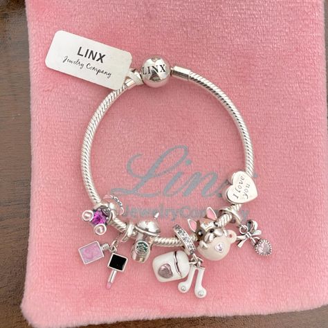 Linx Snake Chain Style Charm Bracelet With A Ball Clasp, Featuring Linx Logo. The Bracelet Comes With 7 Linx Charms As Shown. *All Items Are 925 Sterling Silver. *The Bracelet Is Available In Multiple Sizes *Additional Charms Can Also Be Added To The Bracelet And The Ones Included Are Removable As Well. *Linx Bracelets And Charms Are Universal Meaning The Charms Can Also Be Worn On Most Other Standard Size Charm Bracelets Of Different Brands And Most Other Charms Of Standard Size Will Also Fit O Linx Bracelets, Body Jewelry Diy, Pretty Wallpaper Ipad, Fav Products, Pandora Jewelry Charms, Bracelets Collection, Products Photography, Velvet Jewelry, Snake Chain Bracelets