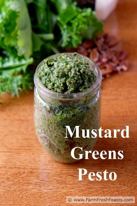 Cooking Mustard Greens, Vegetarian Sauces, Cooking Beets, Green Pesto, Veggie Snacks, Mustard Green, Homemade Condiments, Fresh Recipes, Green Sauce