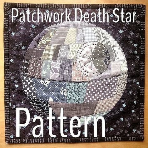 Free Star Wars Sewing Patterns - Patchwork Posse R2d2 Quilt Pattern, Star Wars Quilts Ideas, Nerdy Quilt Patterns, Star Wars Quilt Pattern, Star Wars Quilt Pattern Ideas, Star Wars Quilts, Starwars Quilt, Geek Quilt, Epp Pattern