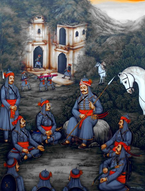 Maharana Pratap Art, महाराणा प्रताप, Freedom Fighters Of India, Maharana Pratap, The Way Of Kings, Shivaji Maharaj Hd Wallpaper, Indian Legends, Certificate Background, Great Warriors