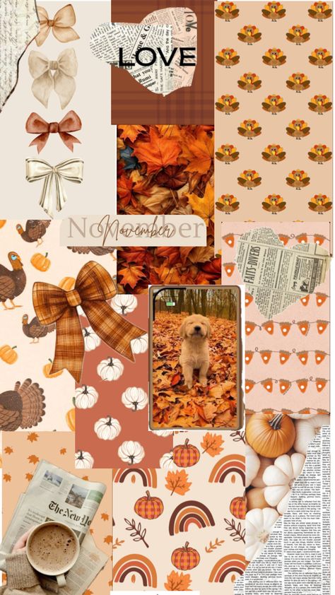 A cute fall/November wallpaper. Cute Wallpapers November, November Fall Wallpaper, November Lockscreen, Fall November Wallpaper, Aesthetic November, Fall Wallpaper Iphone, Fall November, November Wallpaper, Iphone Wallpaper Fall