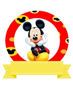 Kits imprimibles gratis : Toppers para tortas Mickey Mouse Imprimibles Mickey Mouse, Mickey 1st Birthdays, Mickey Mouse Themed Birthday Party, Matthew 4, Basement Decor, 1st Birthdays, 4th Birthday, Birthday Party Themes, Cake Topper