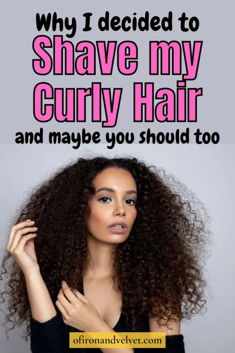 Why I shaved my curly hair after 7 years with natural hair #blackbaldwomen #blackhair #curlyhair #baldwomen #shavecurlyhair #lowmaintenance #hairstyle #hairlooksforprom #shaved #bald #buzzcut Shaved Curly Hair, Curly Hair Growth, Bald Look, Regrow Hair, Beauty Tips For Hair, Curly Hair Women, Natural Beauty Tips, Buzz Cut, Cut My Hair