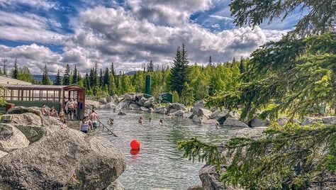 The Best Hot Springs Resorts Around the World | The Discoverer Chena Hot Springs, Dunton Hot Springs, Natural Hot Springs, Fairbanks Alaska, Nevada Travel, Warm Springs, Hot Springs National Park, Glenwood Springs, Spring Resort