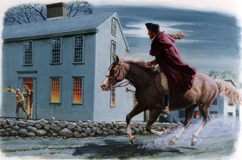 Since Longfellow's famous poem, Paul Revere has gotten the credit for warning colonists about the British attack in 1775, but is he worthy? Sybil Ludington, Paul Revere's Ride, Revolution Art, Paul Revere, American Independence, Famous Paintings, British Soldier, Viking Warrior, Us History