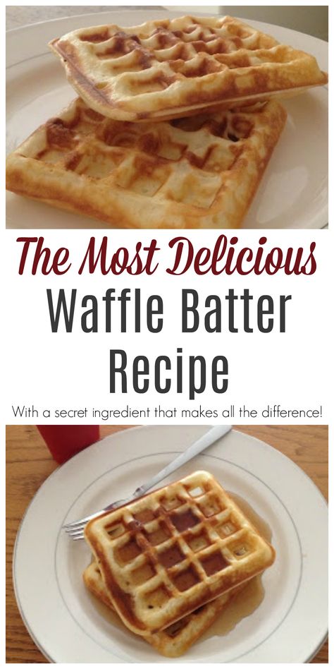 Homemade Waffle Mix Recipes, Home Made Waffles, Waffles Breakfast Ideas, Crispy Waffle Recipe, Best Waffle Recipe Homemade, Waffle Recipes Homemade, Waffle Batter, Homemade Waffle Batter, Waffle Batter Recipe Easy