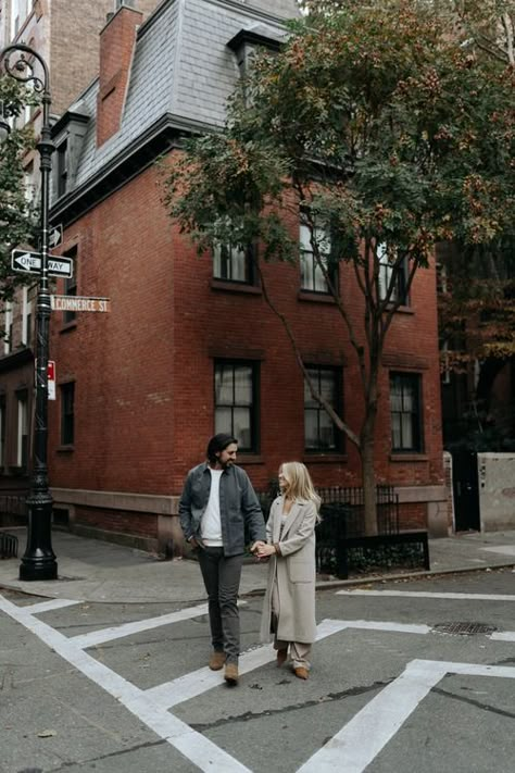 Downtown Photoshoot, Boston Engagement Photos, Engagement Photos Nyc, Nyc Streets, Fall Nyc, Casual Engagement Photos, Photography Moodboard, Styled Engagement Shoot, Nyc Photoshoot