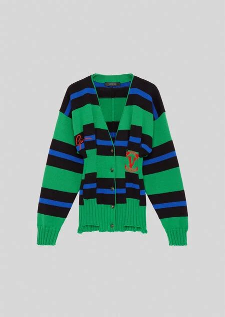 Versace Knitwear for Women | Online Store EU Gucci T Shirt Women, Versace Fall 2020, Versace Sweater, Gucci T Shirt, Luxury Clothes Men, Mommy Outfits, Fotografi Digital, Cardigan For Women, Versace Home