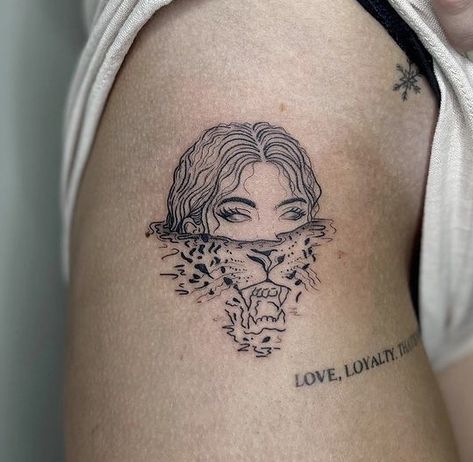 Nomadic Tattoo Ideas, 3am Tattoo, Angel Theme Tattoo Sleeve, Keep Quiet Tattoo, Biracial Tattoos Ideas, Starting A Sleeve Tattoo Women, Anime Black And White Tattoo, Feeling Free Tattoo, Feminine Woman Tattoo