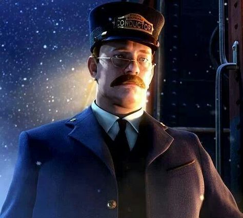 Tom Hanks Polar Express, Polar Express Conductor, Train Story, Polar Express Movie, Tom Hanks Movies, Train Pics, Christmas Quiz, The Polar Express, Best Christmas Movies