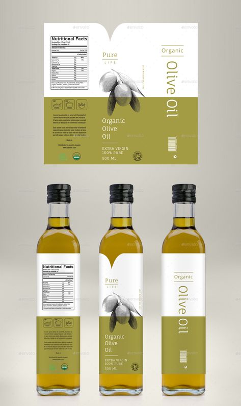 Olive Oil, Sesame Oil & Flax Oil Label Preview - GraphicRiver Olive Oil Brands, Oil Label, Olive Oil Packaging, Oil Packaging, Aromatic Oils, Mustard Oil, Organic Olive Oil, 3 Am, Simple Pictures