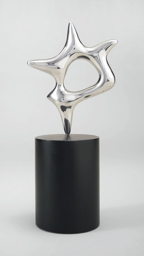 Jean Arp 1886 - 1966 L'ÉTOILE Stainless steel, Height (not including base): 8 in. Conceived in 1939 and executed in steel by 1965. Evgeny Kissin, Dadaism Art, Sophie Taeuber, Hans Richter, Hans Arp, Francis Picabia, Jean Arp, Marcel Duchamp, Plaster Sculpture