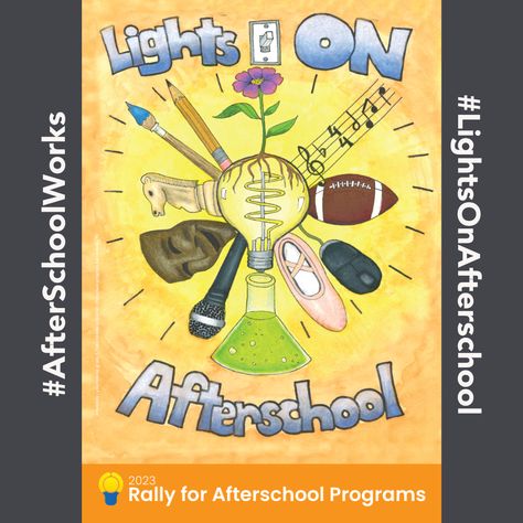 With every child enrolled in an afterschool program, there are four more eager to join. Believe in equitable access? Support us this October in the nation's rally for afterschool programs. Register for and learn more about #LightsOnAfterschool here: https://rfr.bz/p6q2w85 Lights On After School Ideas, Youth Empowerment, Education For All, Change Maker, Community Engagement, After School Program, Free Poster, After School, The Fosters