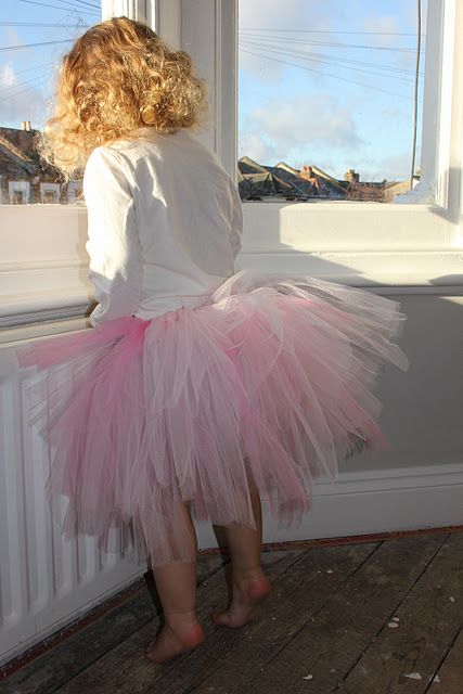 DIY tutu skirt, no sew Homemade Tutu, Tulle Skirt Tutorial, Tutu Tutorial, No Sew Tutu, Tulle Poms, Imagination Tree, How To Make Tutu, Diy Tutu, Book Week Costume