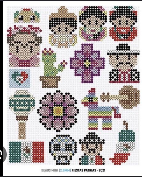 Mexico Cross Stitch, Mexican Cross, Mexico Flag, T Shirt Diy, Hama Beads, Plastic Canvas, Cross Stitch Pattern, Stitch Pattern, Crochet Projects