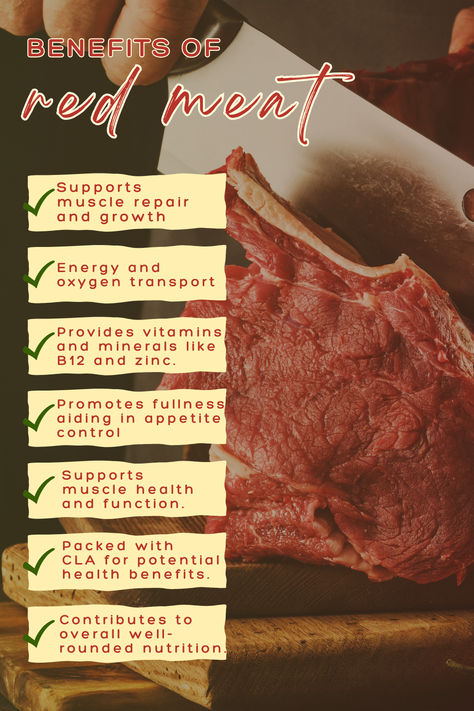 When consumed as part of a balanced diet and in moderation, red meat presents a spectrum of health benefits owing to its rich nutritional composition. Its inclusion supports overall dietary diversity and can aid in meeting essential nutrient requirements for optimal health and well-being. Health Chart, Animal Based, A Balanced Diet, Optimal Health, Red Meat, Balanced Diet, Vitamins And Minerals, Flyer Design, Health Benefits