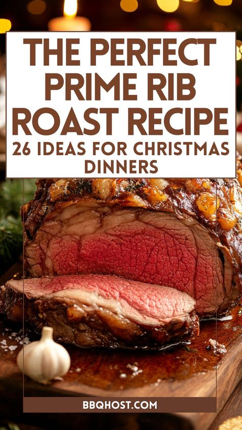 A Christmas prime rib dinner calls for the perfect prime rib roast recipe! From garlic herb crusts to slow-cooked magic, these recipes bring the wow factor to your holiday table. Save now to plan your dinner and click through for the full list of prime rib recipes! Prime Roast Recipe, Christmas Prime Rib Dinner, Best Prime Rib Recipe Ever, Perfect Prime Rib Roast Recipe, Christmas Prime Rib, Perfect Prime Rib Roast, Prime Rib Recipes, Best Prime Rib Recipe, Cooking Prime Rib Roast