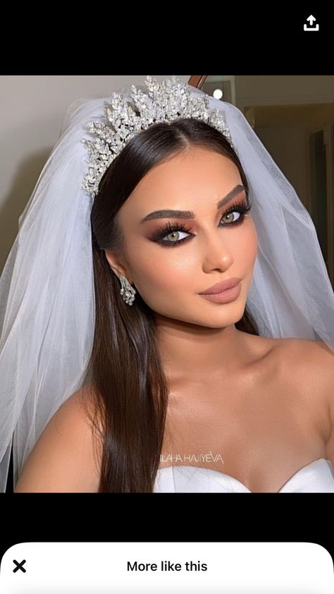 Heavy Glam Bridal Makeup, Bride Makeup Arabic, Heavy Wedding Makeup, Arabic Style Makeup, Arabic Makeup Wedding, Arab Makeup Wedding, Arab Bride Makeup, Arabic Bride Makeup, Arab Bridal Makeup