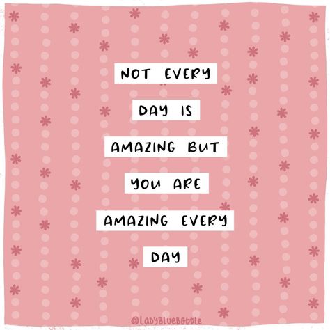 You are amazing every day.🩷 . This is a great one to save so you have it when you need it. You are amazing no matter how not so amazing your day was.🥰 . You are amazing even on the days when you feel like you’re not.😘 . #youreamazing #youareamazing #selflove #selflovequotes #affirmations #reminders #ladybluebottle Reminder You Are Amazing, How Was Your Day, You Are Affirmations, You Are The Best, Have An Amazing Day Quotes, You Are Amazing Quotes, You Matter Quotes, Beauty Tips Quotes, I Hope You Know